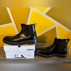 Sonoma Mens Shoes 11.5 Hughh Black Ortholite Eco